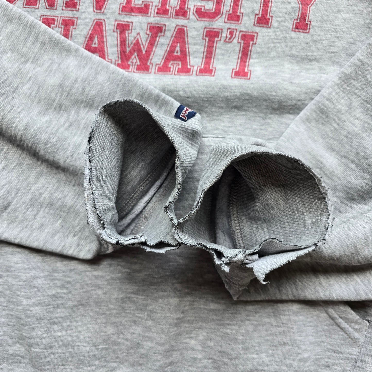 Vintage Distressed BYU University Hawaii Hoodie - XL