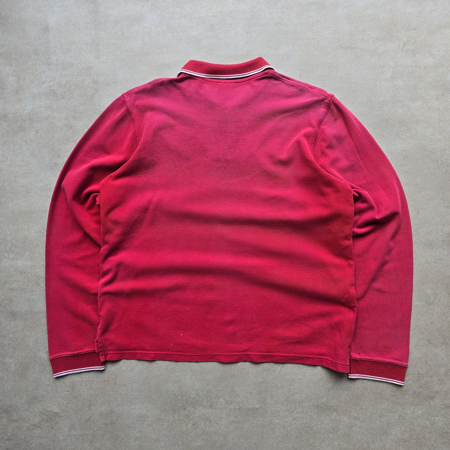 Vintage 2000's Nike Mini Swoosh Long Sleeve Polo Shirt - M/L