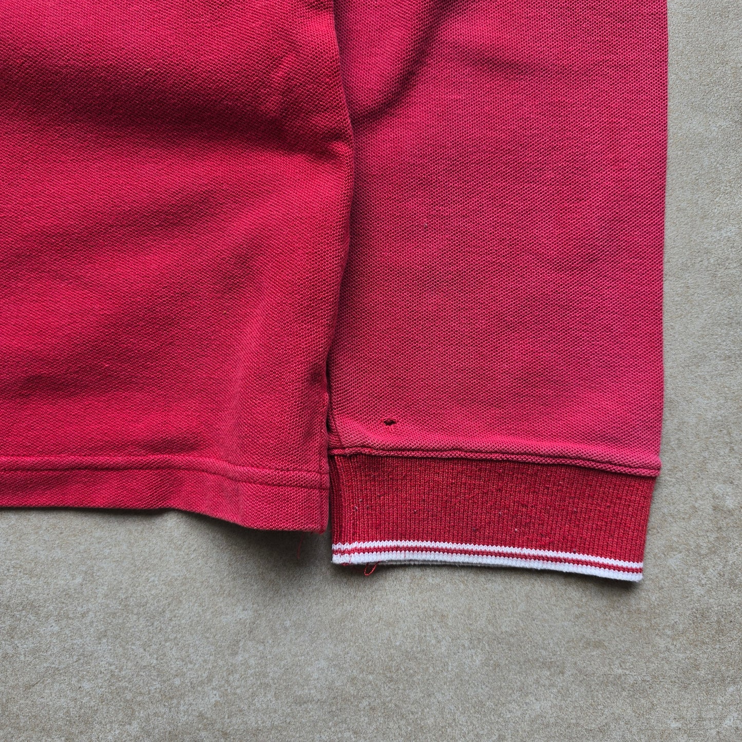 Vintage 2000's Nike Mini Swoosh Long Sleeve Polo Shirt - M/L