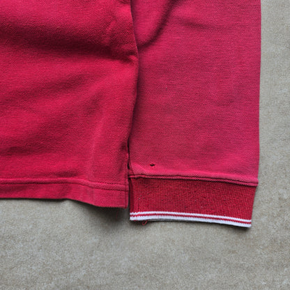 Vintage 2000's Nike Mini Swoosh Long Sleeve Polo Shirt - M/L