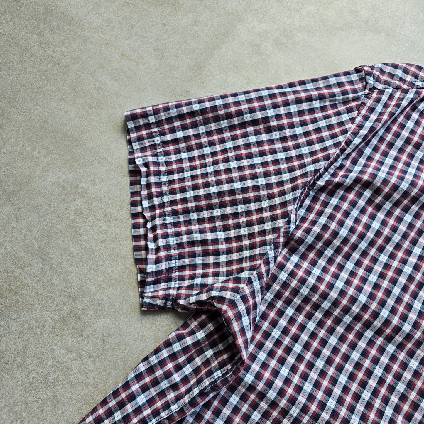 Vintage 2000's Timberland Plaid Short Sleeve Button Up Shirt - XXL