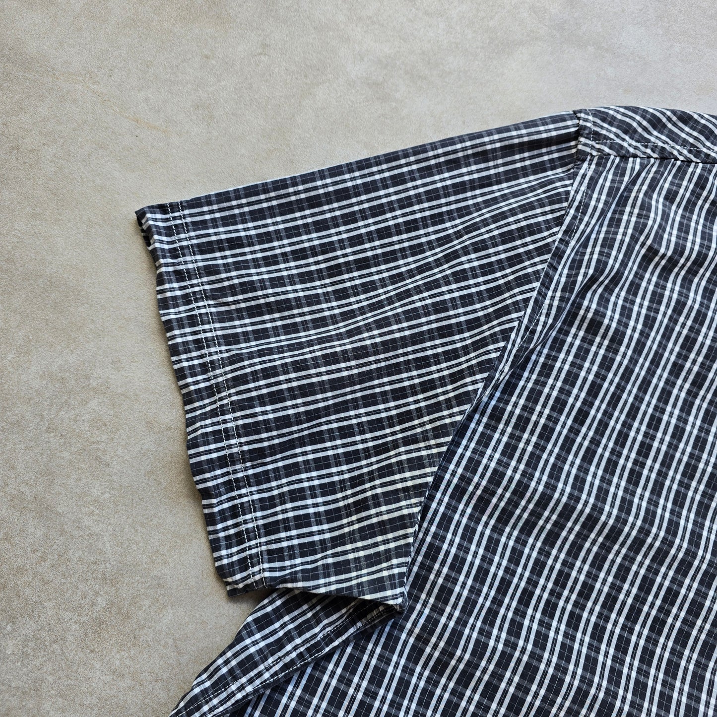 Vintage 2000's Timberland Plaid Short Sleeve Button Up Shirt - XXL