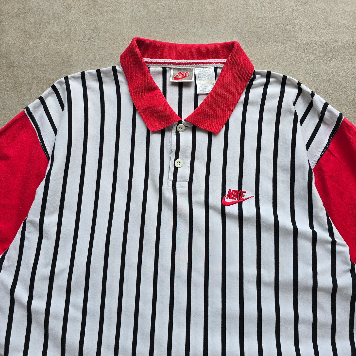 Vintage 90's Nike Supreme Court Polo Shirt - M
