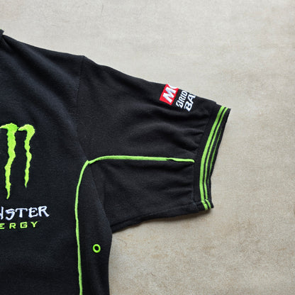 Vintage 2000's Monster Energy Polo Shirt - S