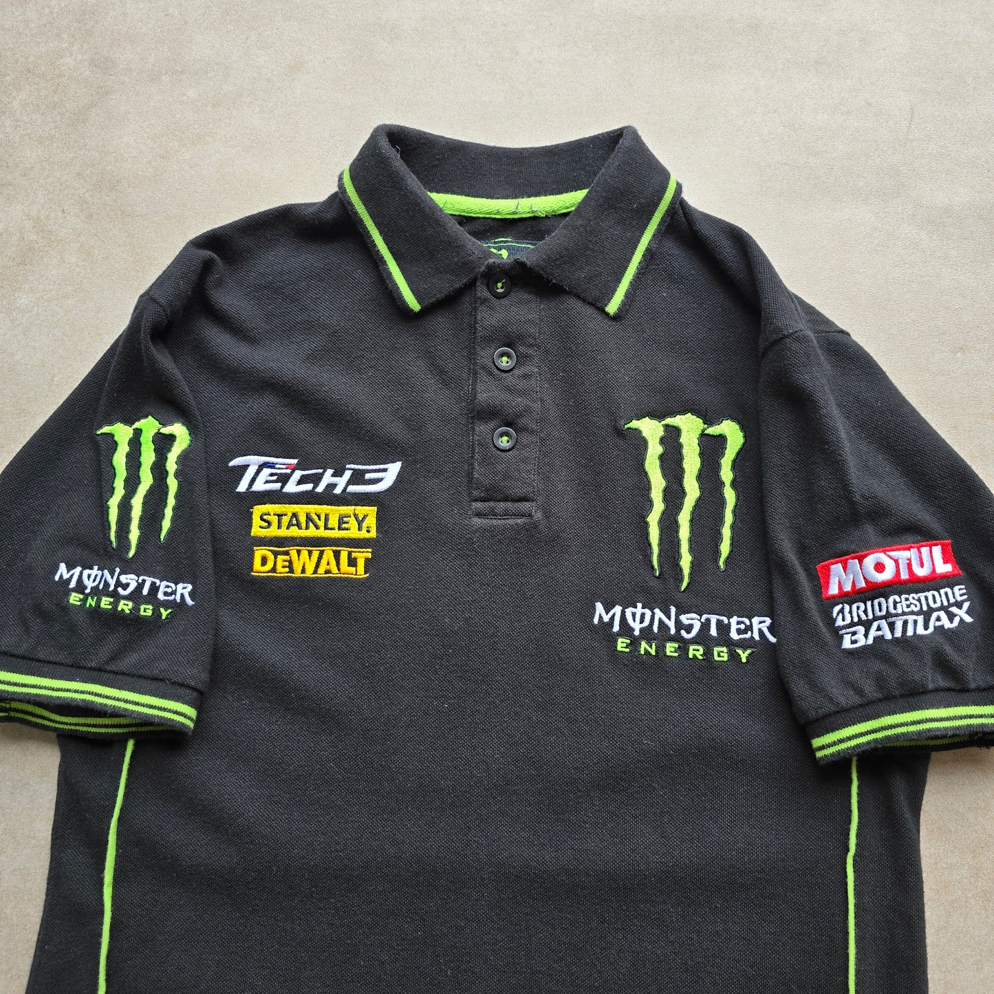 Vintage 2000's Monster Energy Polo Shirt - S