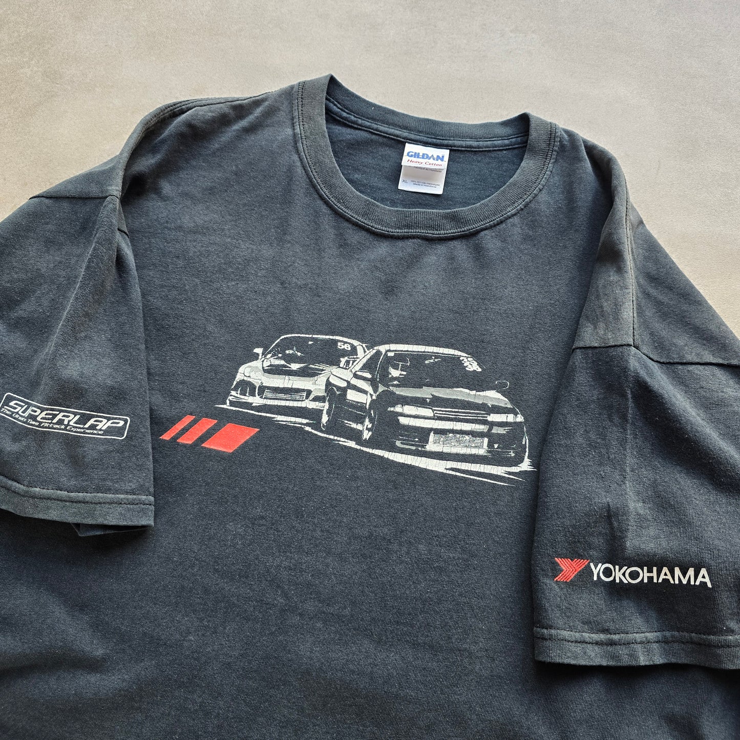 Vintage Superlap Yokohama Drift Tee - XL