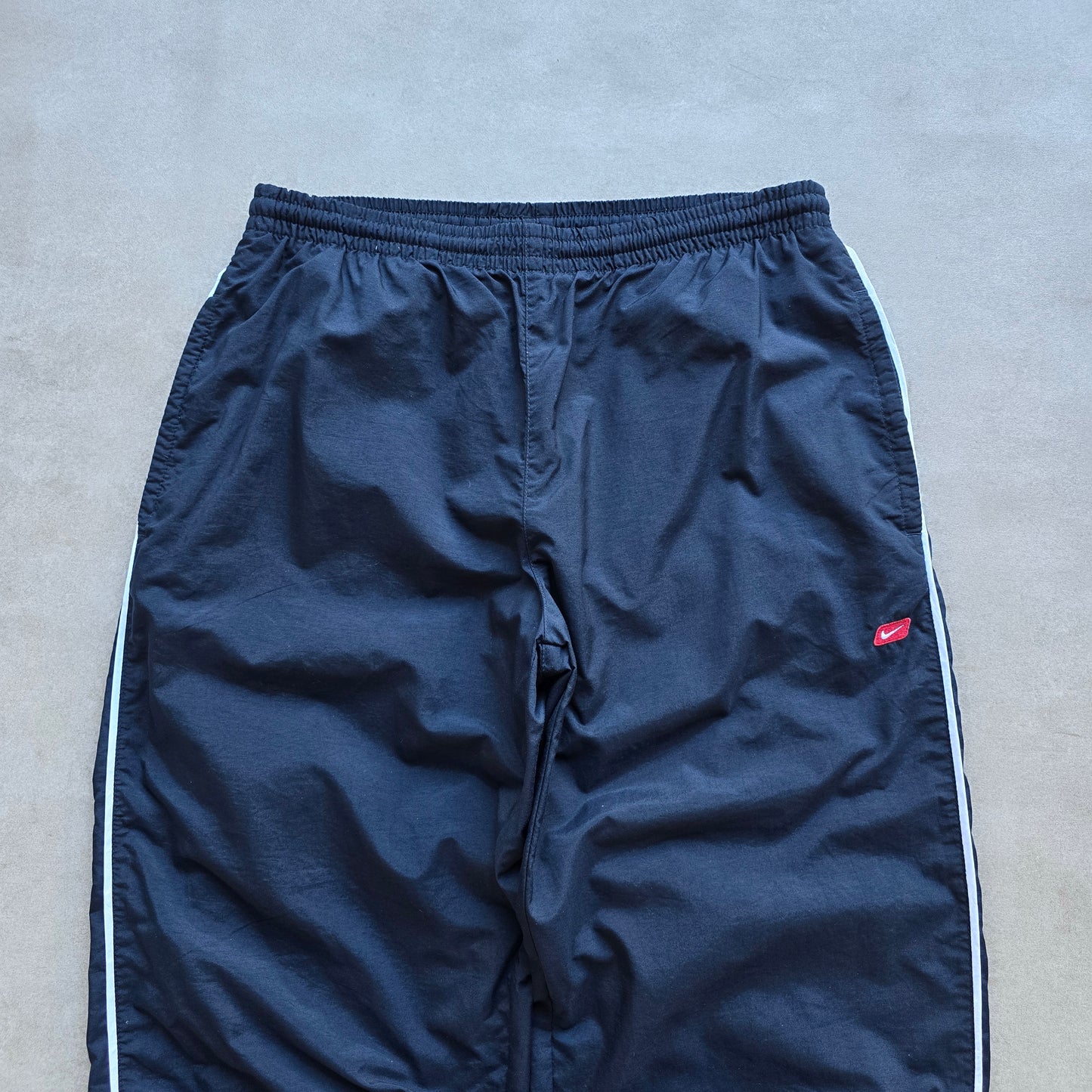 Vintage 2000's Nike Mini Swoosh Ankle Zip Track Pants - S