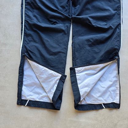 Vintage 2000's Nike Mini Swoosh Ankle Zip Track Pants - S