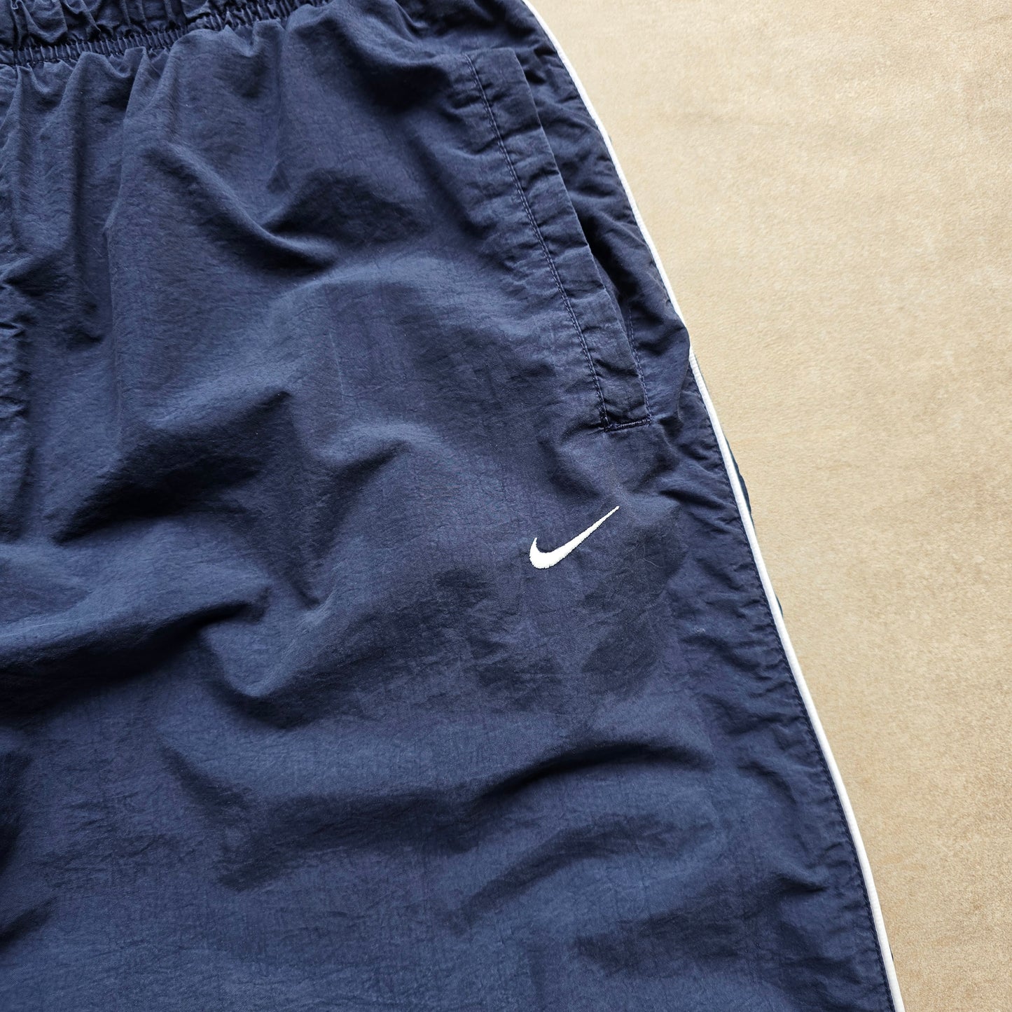 Vintage 2000's Nike Mini Swoosh Ankle Zip Track Pants - XL