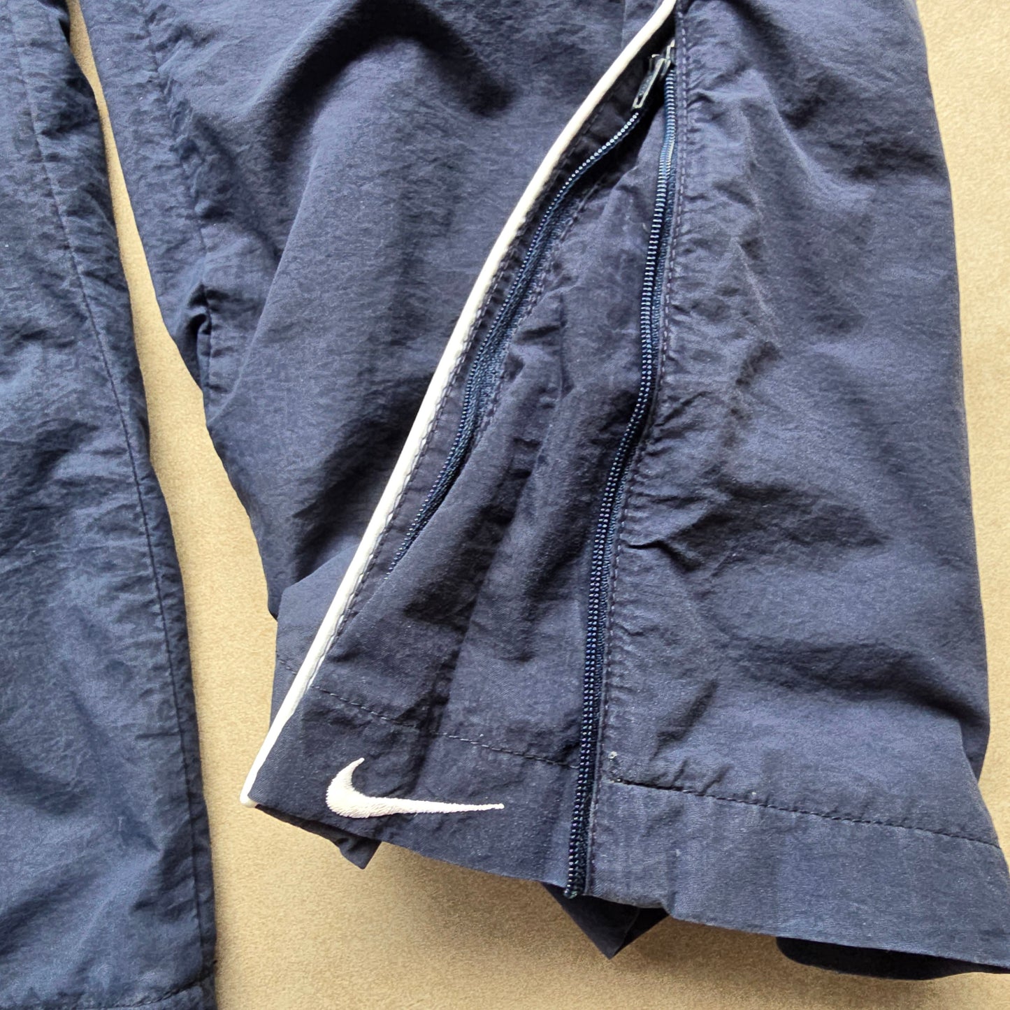 Vintage 2000's Nike Mini Swoosh Ankle Zip Track Pants - XL