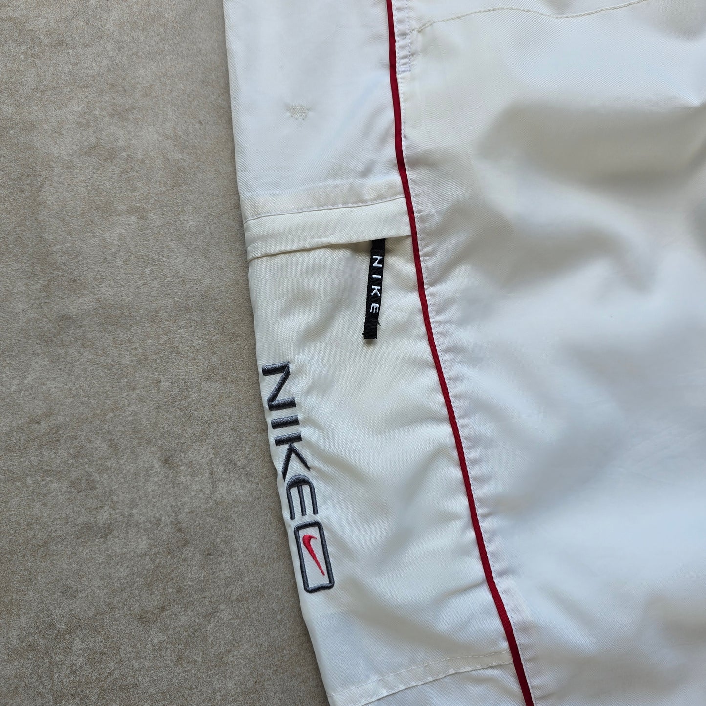 Vintage 2000's Nike Spellout Ankle Zip Track Pants - XL