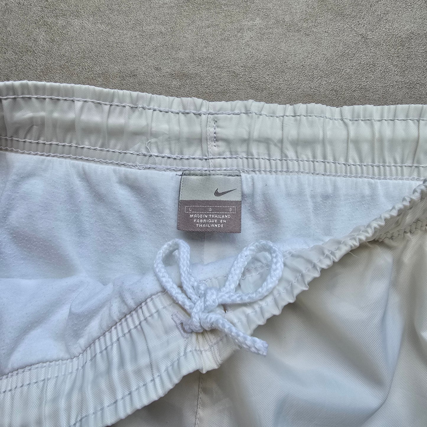 Vintage 2000's Nike Spellout Ankle Zip Track Pants - XL