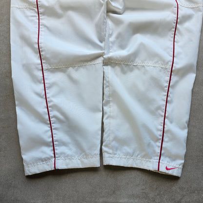 Vintage 2000's Nike Spellout Ankle Zip Track Pants - XL