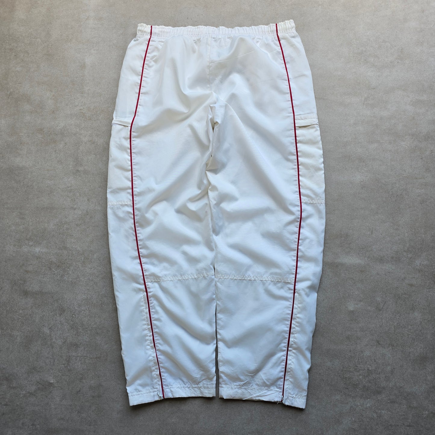 Vintage 2000's Nike Spellout Ankle Zip Track Pants - XL