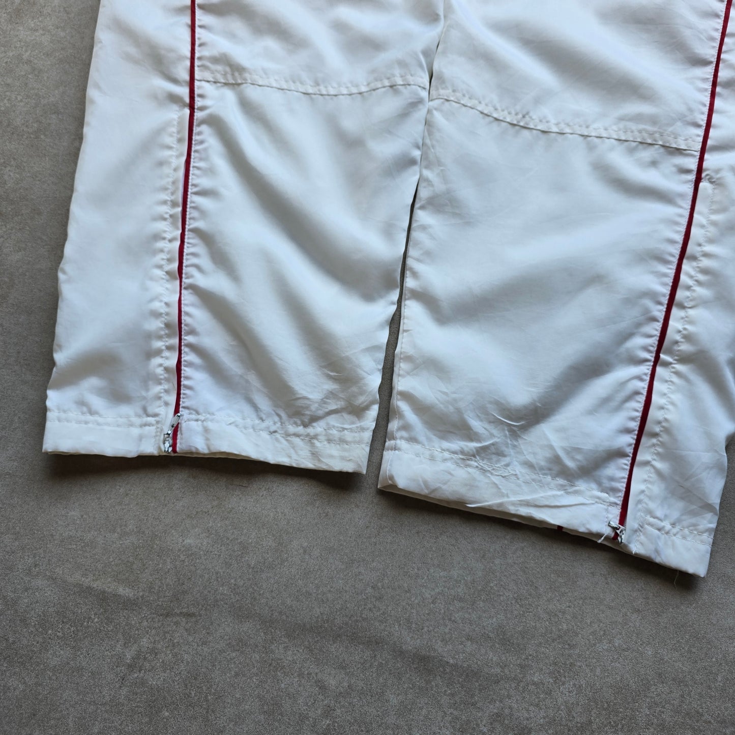 Vintage 2000's Nike Spellout Ankle Zip Track Pants - XL