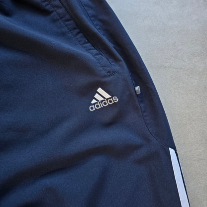 Vintage 2000's Adidas 3 Stripe Ankle Zip Navy Track Pants - L/XL