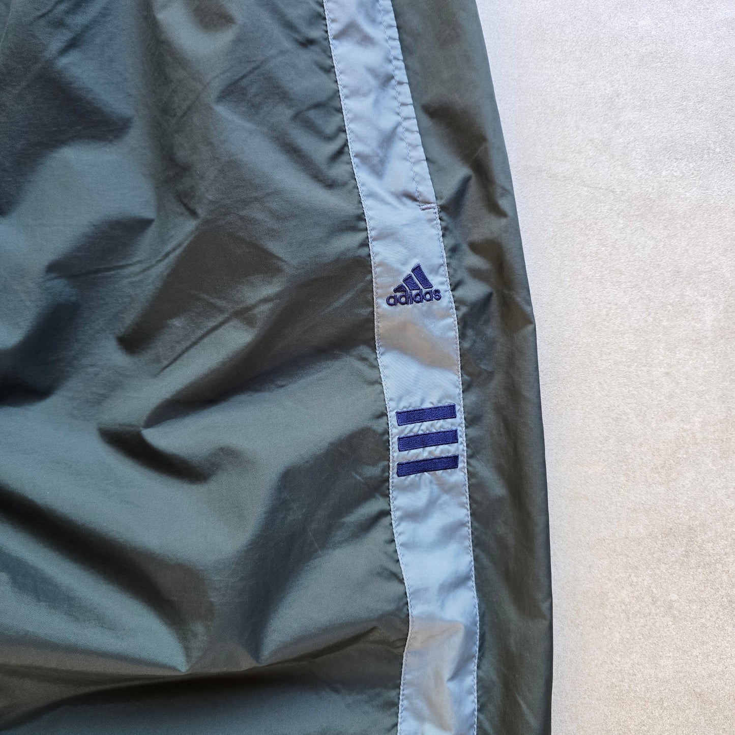 Vintage 2000's Adidas Ankle Zip Dark Green Track Pants - XL/2XL