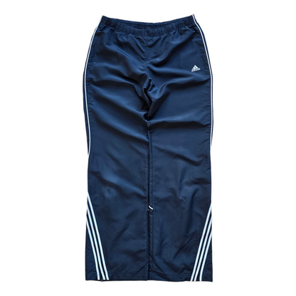 Vintage 2000's Adidas 3 Stripe Ankle Zip Navy Track Pants - WMNS M