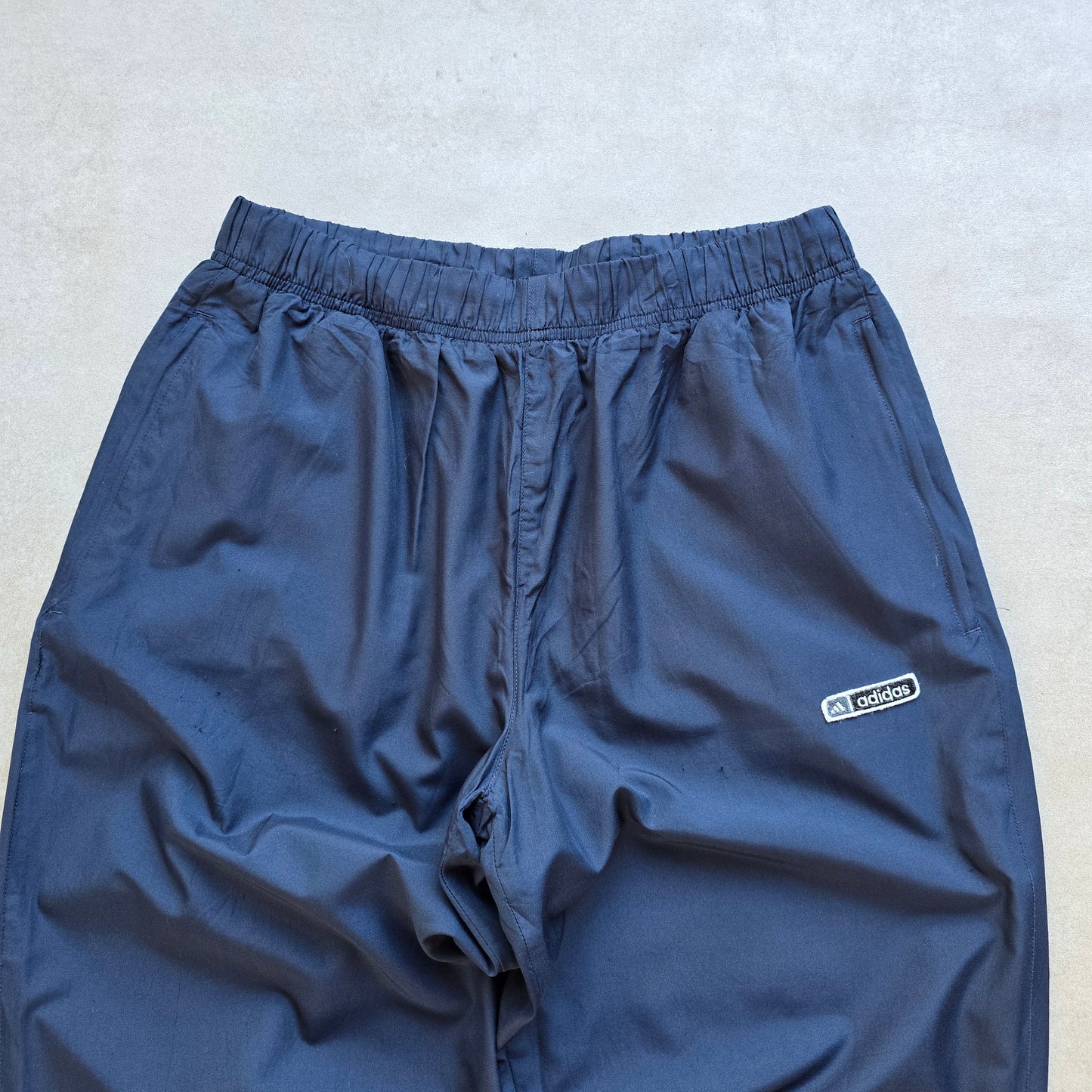 Vintage 2000's Adidas Ankle Zip Navy Track Pants - S