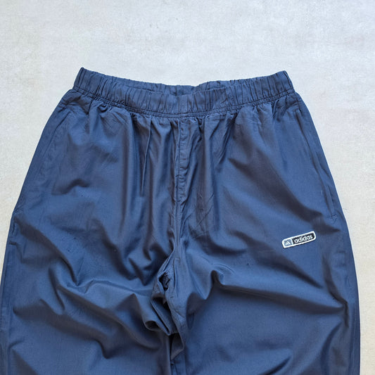 Vintage 2000's Adidas Ankle Zip Navy Track Pants - S