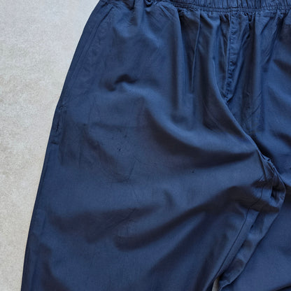 Vintage 2000's Adidas Ankle Zip Navy Track Pants - S