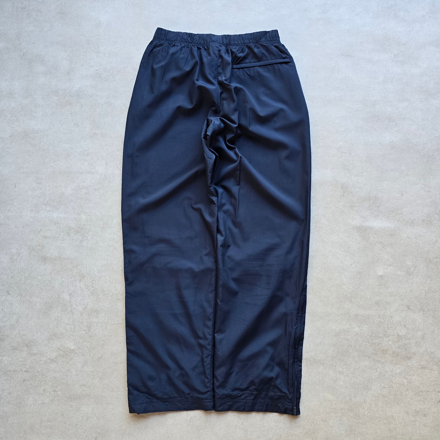 Vintage 2000's Adidas Ankle Zip Navy Track Pants - S