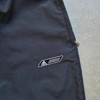 Vintage 2000's Adidas Ankle Zip Black Track Pants - L