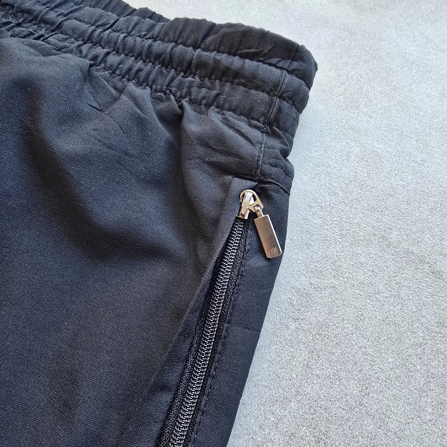 Vintage 2000's Adidas Ankle Zip Black Track Pants - L