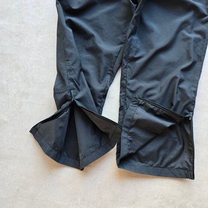 Vintage 2000's Adidas Ankle Zip Black Track Pants - L