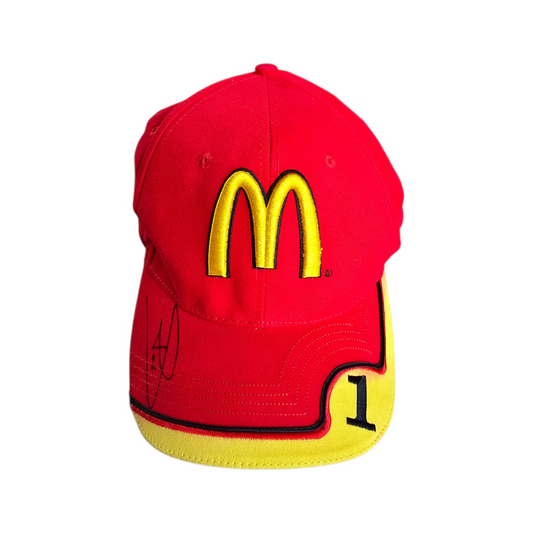 Vintage 2006 McDonald's Sebastien Bourdais Signed Racing Cap