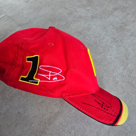 Vintage 2006 McDonald's Sebastien Bourdais Signed Racing Cap
