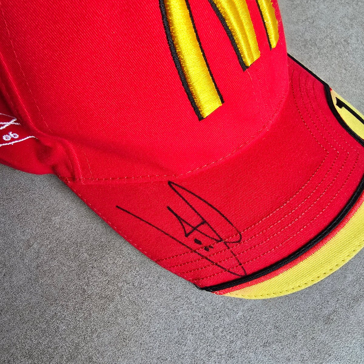 Vintage 2006 McDonald's Sebastien Bourdais Signed Racing Cap