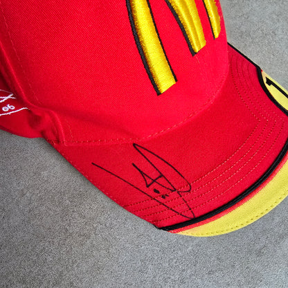 Vintage 2006 McDonald's Sebastien Bourdais Signed Racing Cap