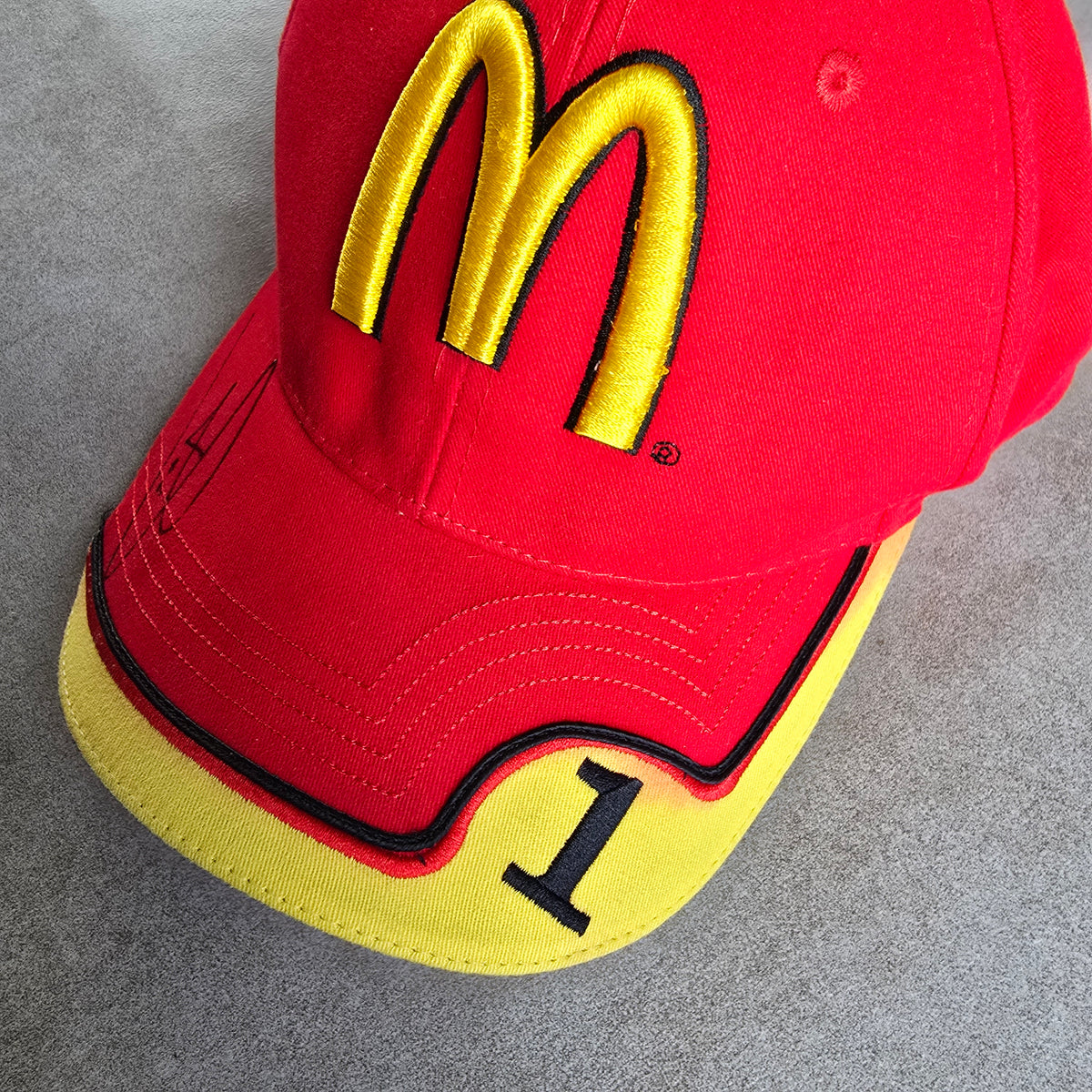 Vintage 2006 McDonald's Sebastien Bourdais Signed Racing Cap