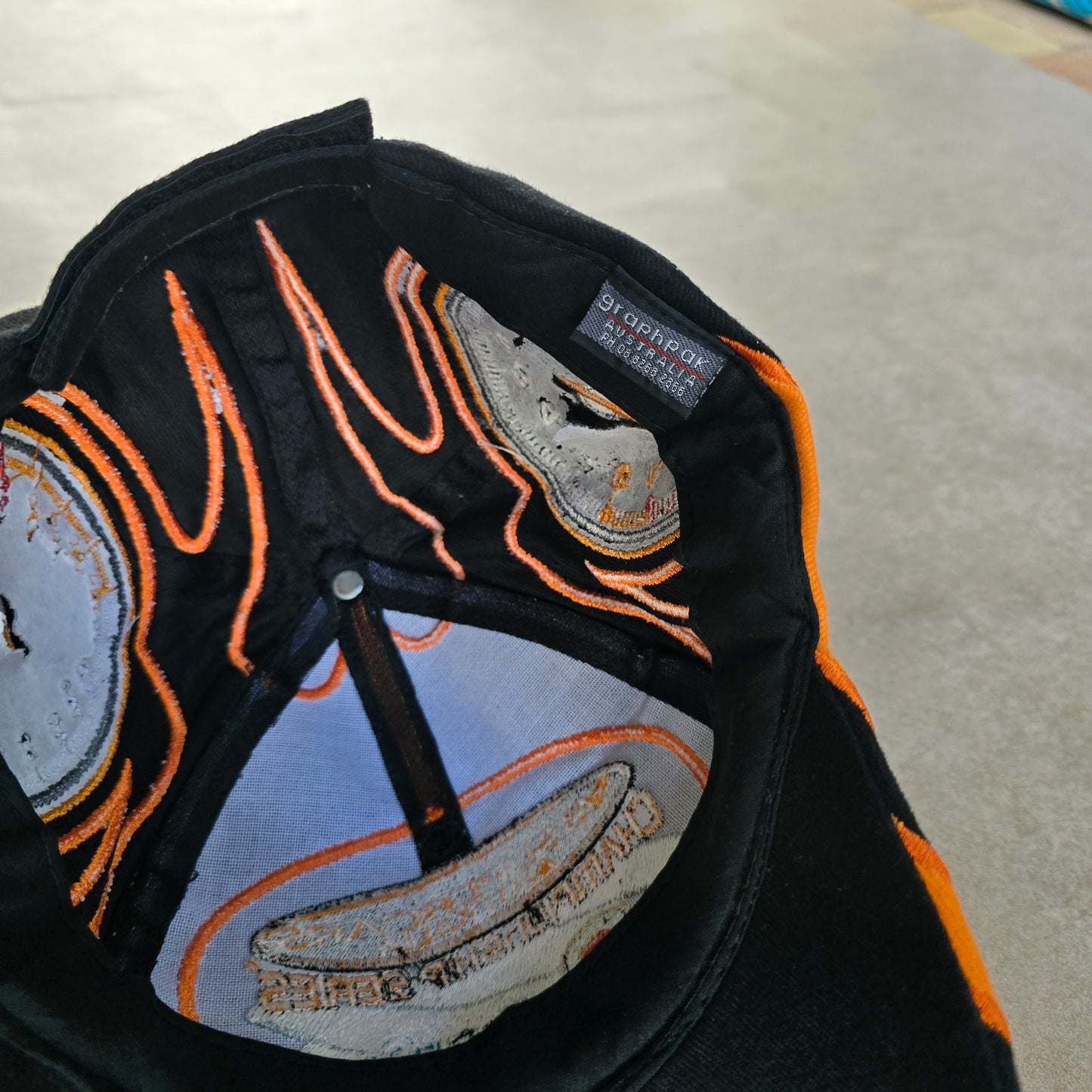 Vintage 2000's V8 Supercars Championship Series Flames Cap