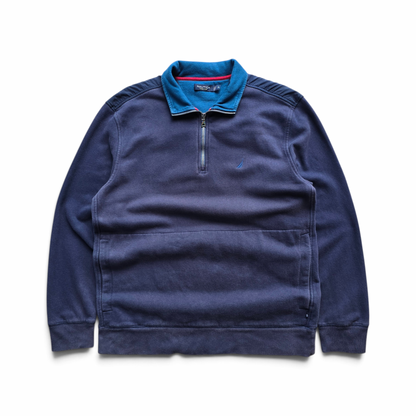 Nautica 1/4 Zip Sweatshirt - L