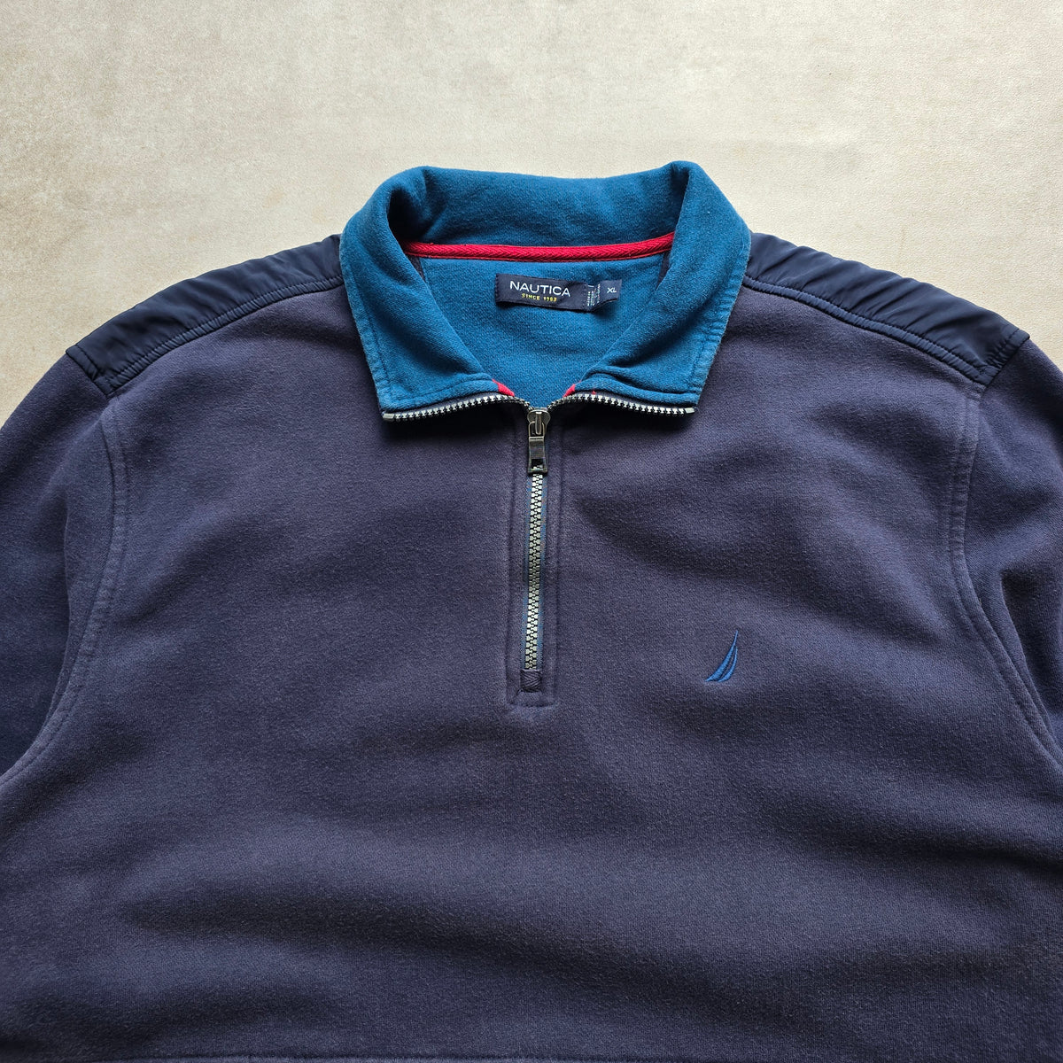 Nautica 1/4 Zip Sweatshirt - L