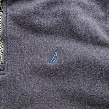Nautica 1/4 Zip Sweatshirt - L