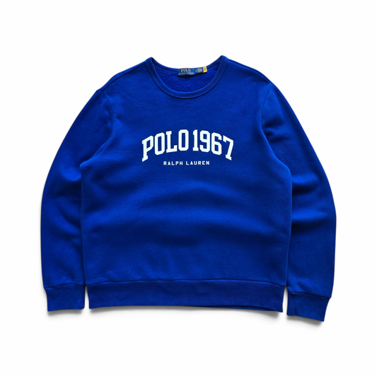 Ralph Lauren Polo 1967 Blue Sweatshirt - L