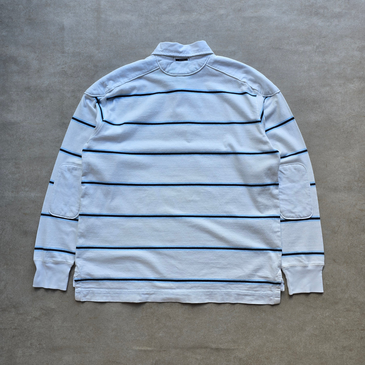 Nautica Long Sleeve Striped Polo Rugby Shirt - XXL