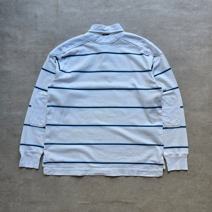 Nautica Long Sleeve Striped Polo Rugby Shirt - XXL