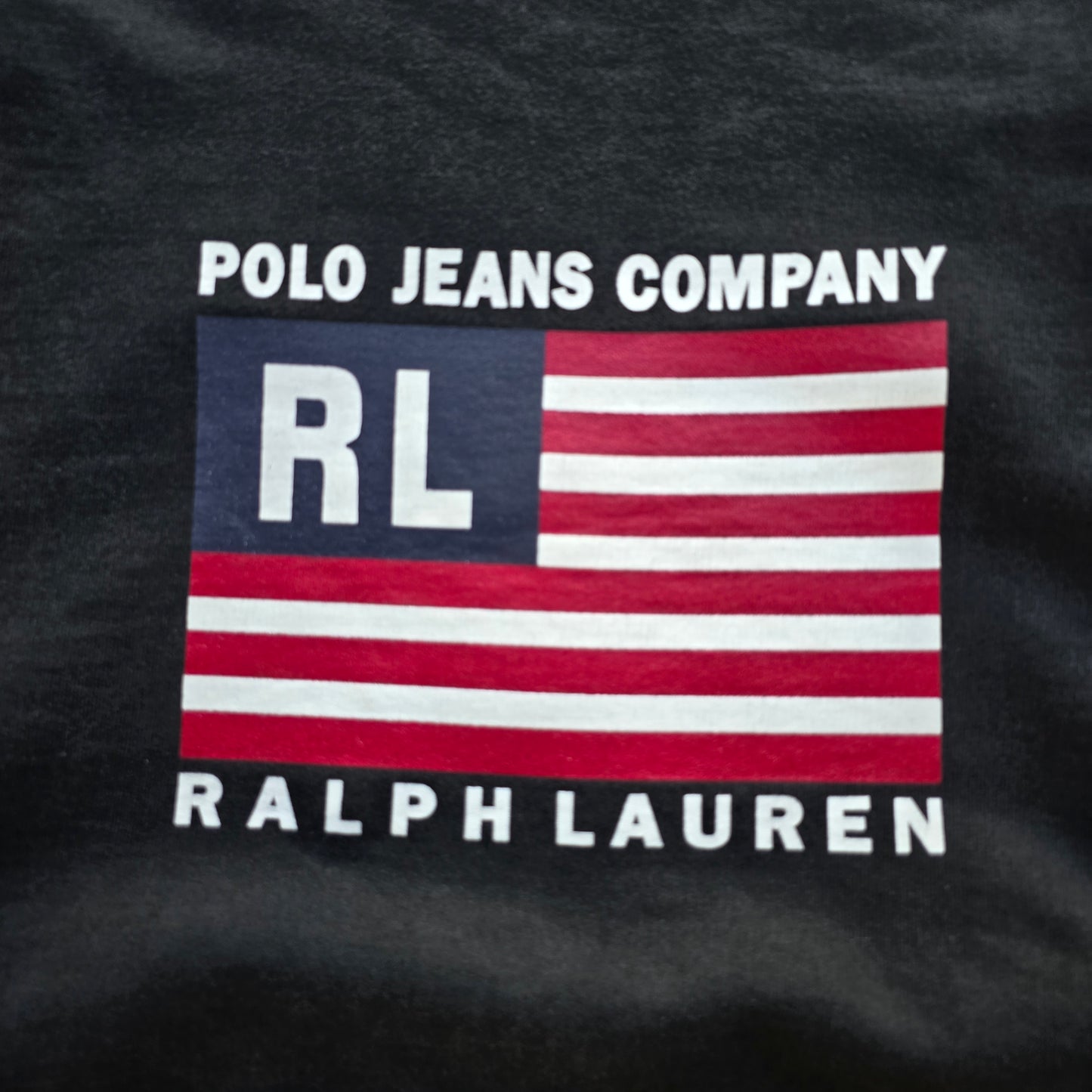 Vintage Ralph Lauren Polo Jeans Co Flag Sweatshirt - S