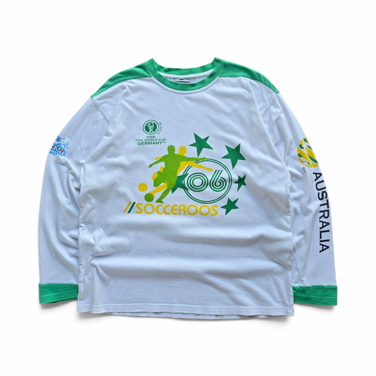 Vintage 2006 Fifa World Cup Germany Socceroos Long Sleeve Tee - M