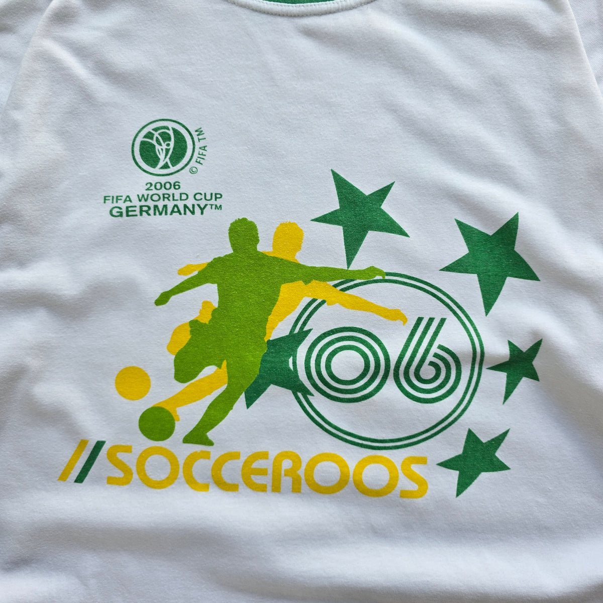 Vintage 2006 Fifa World Cup Germany Socceroos Long Sleeve Tee - M