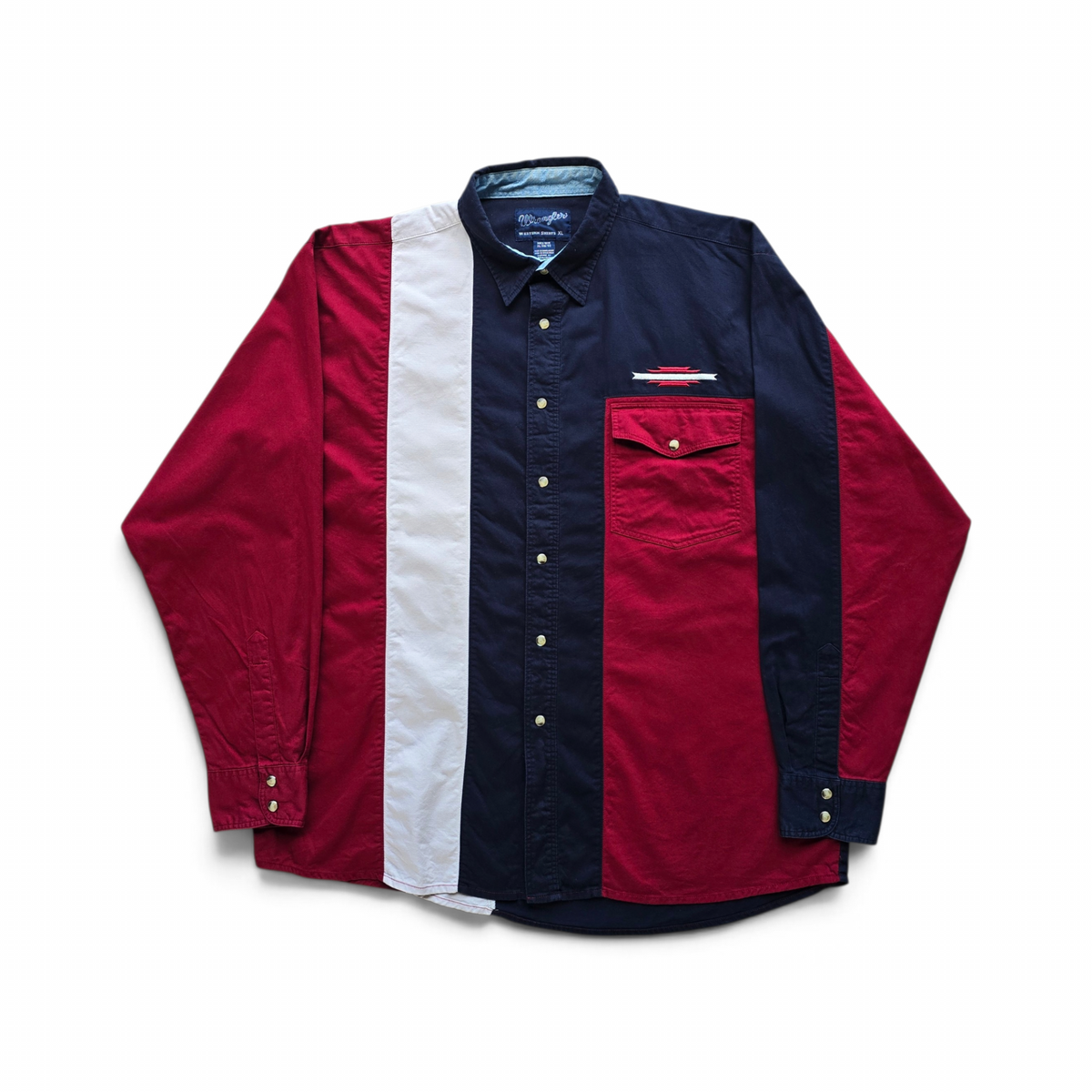 Vintage Wrangler Pearl Snap Western Shirt - XL
