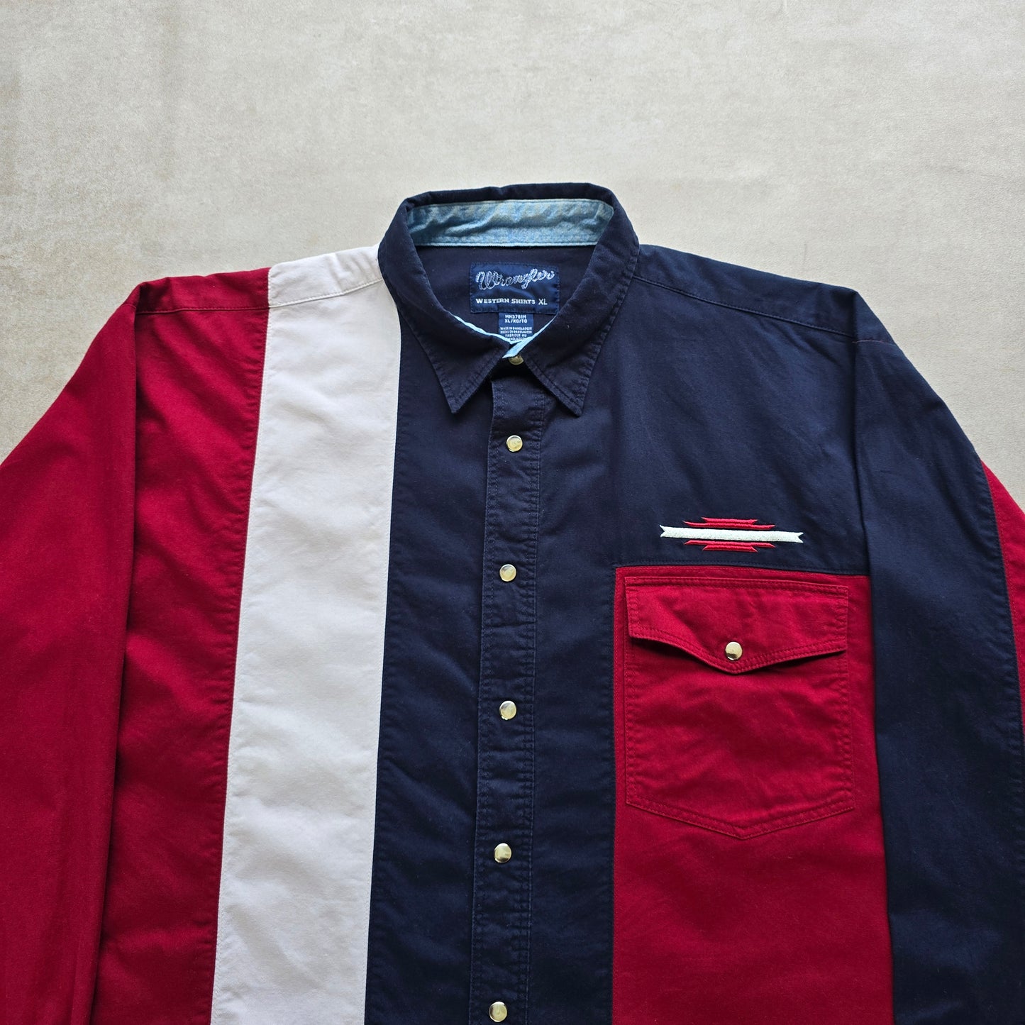 Vintage Wrangler Pearl Snap Western Shirt - XL
