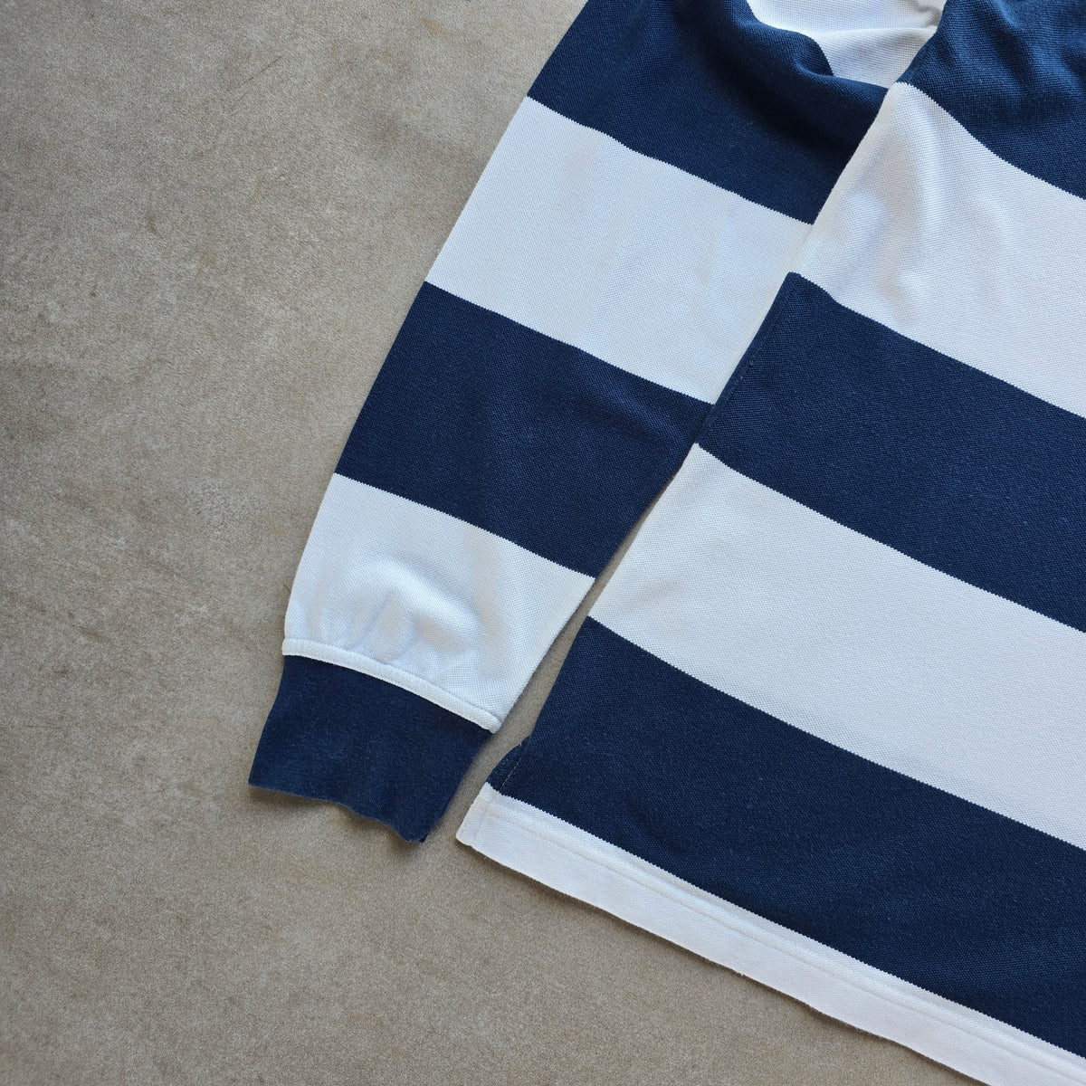 Gant Striped Long Sleeve Polo Shirt - XL