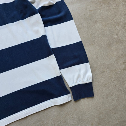 Gant Striped Long Sleeve Polo Shirt - XL