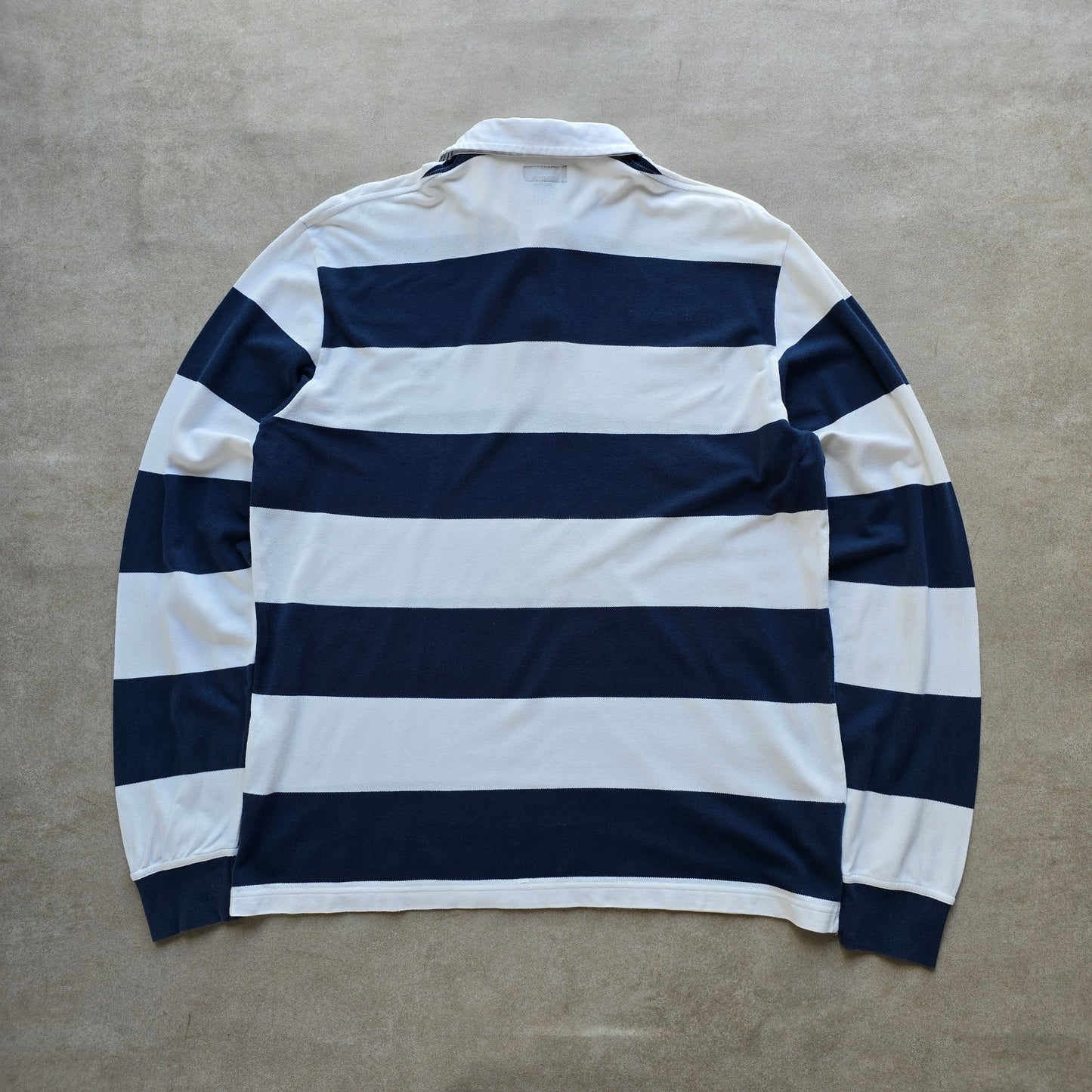 Gant Striped Long Sleeve Polo Shirt - XL