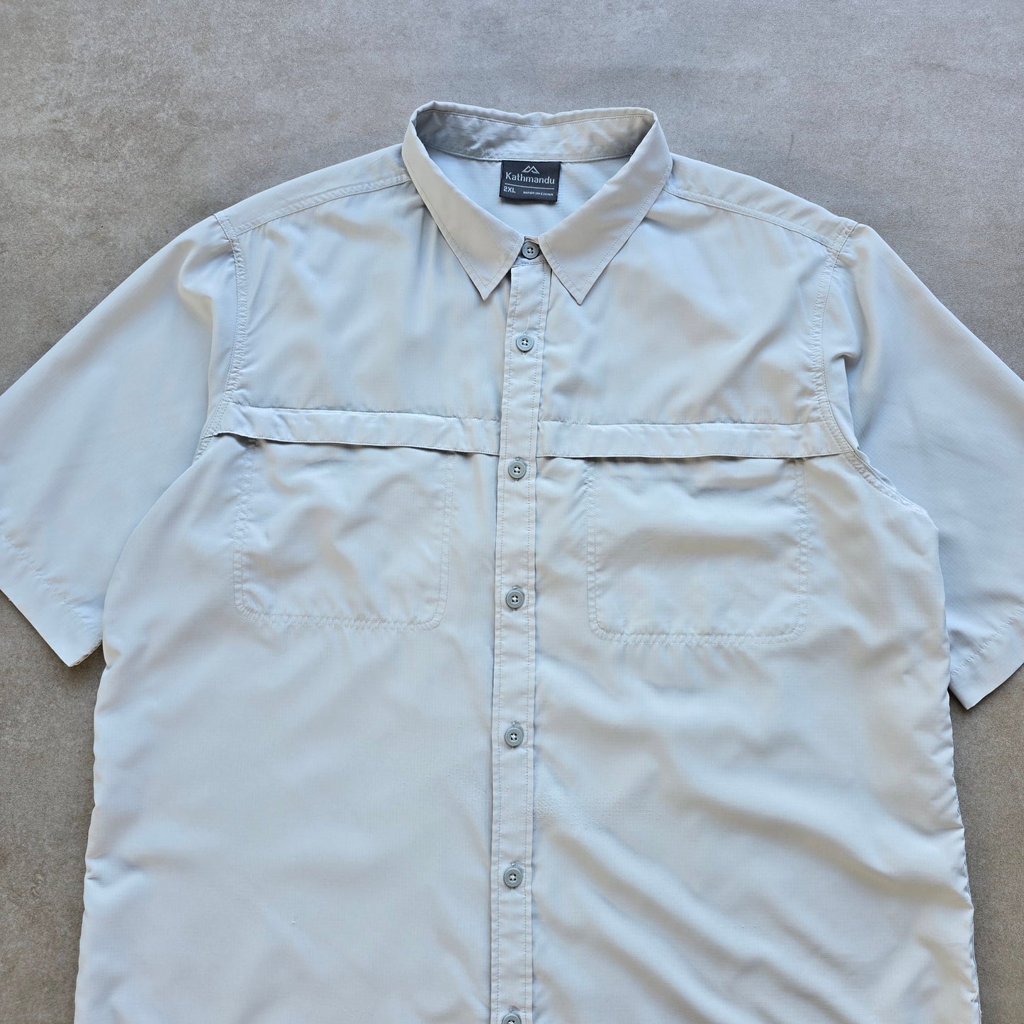 Vintage 2000's Kathmandu Lightweight Short Sleeve Button Up Shirt - XXL